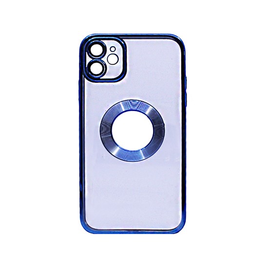 Hard Silicone Case with Camera Protector for Apple iPhone 11 Blue